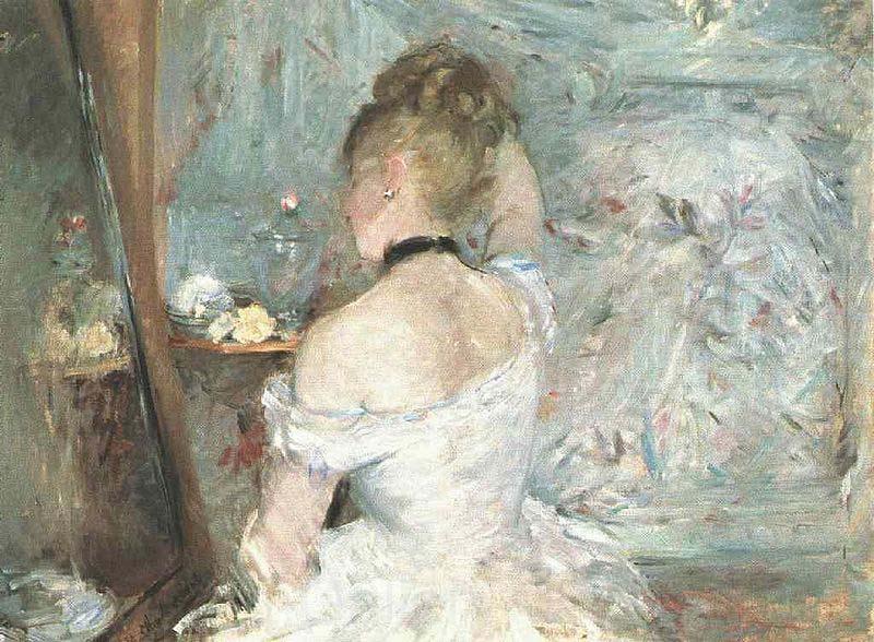 Berthe Morisot Lady at her Toilette Norge oil painting art